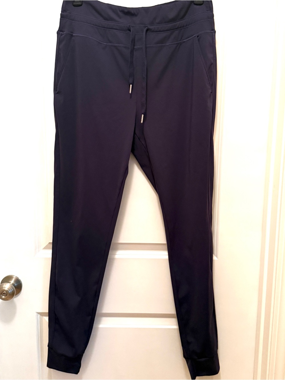 Halara Womens Navy Jogger Pants Drawstring Elastic Waist Pockets Stretch XL Tall